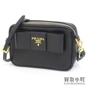 Prada Saffiano Metal Logo Pochette Black Calfskin smartphone camera cases